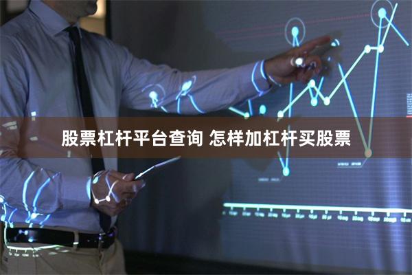 股票杠杆平台查询 怎样加杠杆买股票