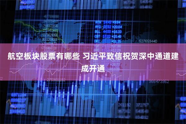 航空板块股票有哪些 习近平致信祝贺深中通道建成开通