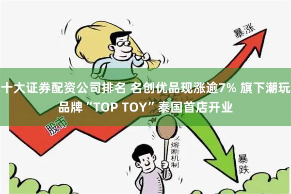 十大证券配资公司排名 名创优品现涨逾7% 旗下潮玩品牌“TOP TOY”泰国首店开业
